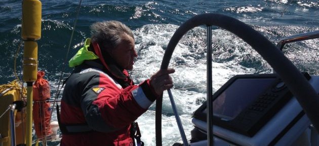 Cross channel sailing with First Class