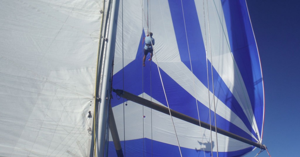 Challenger 3 spinnaker