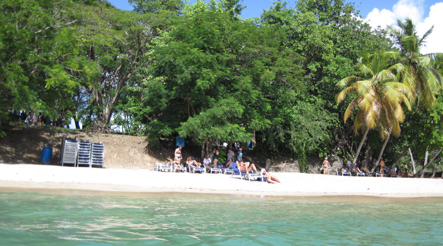 Which crew will be on the beach first?