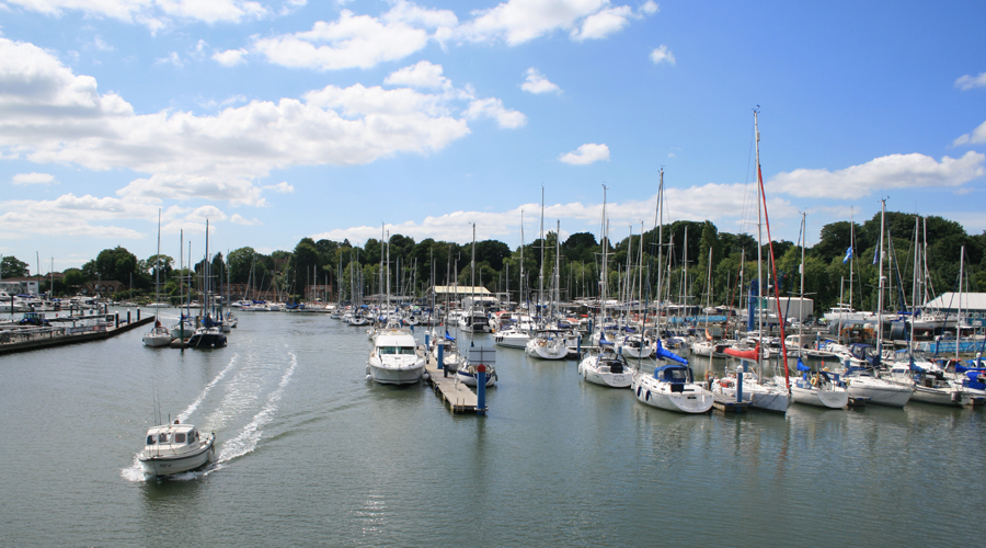 Much of Howards' Way was filmed on the south coast especially on the River Hamble