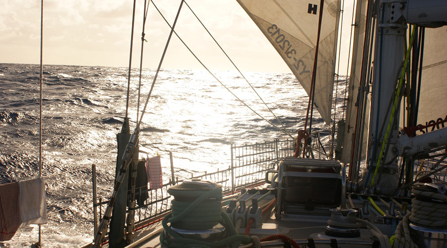 So what is it like to sail across the Bay of Biscay or even the Atlantic?