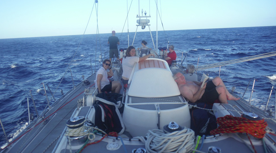 So what is it like to sail across the Bay of Biscay or even the Atlantic?
