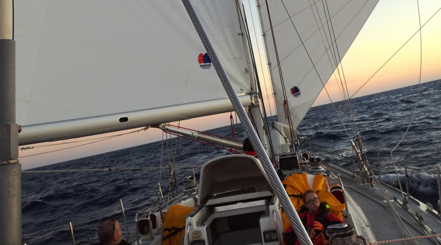 Sailing to the Azores