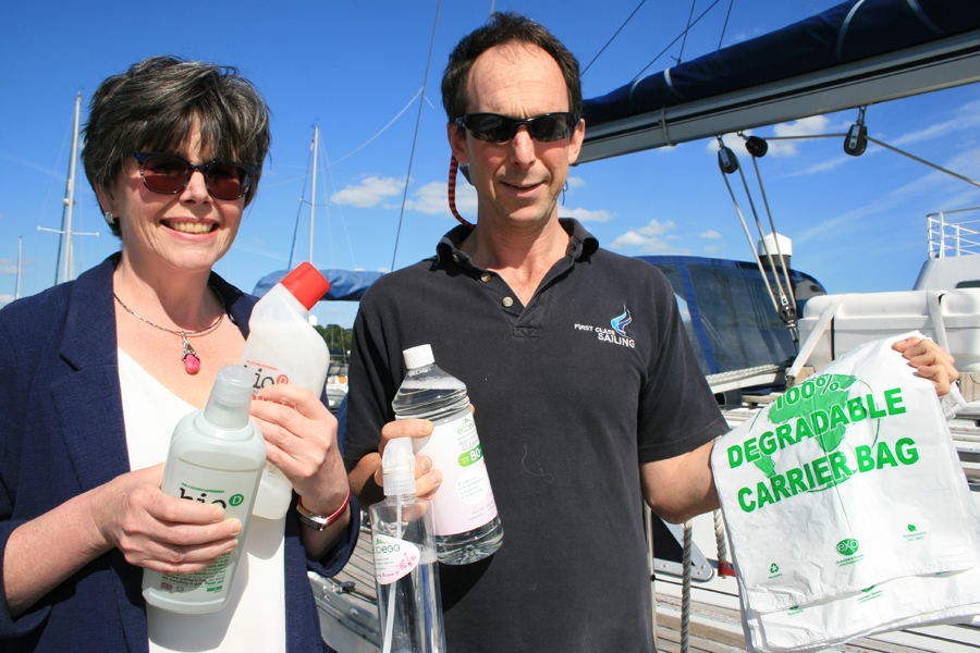 Jeannette Jones, AnyGreenWillDo and Charlie Tulloch, Principal First Class Sailing