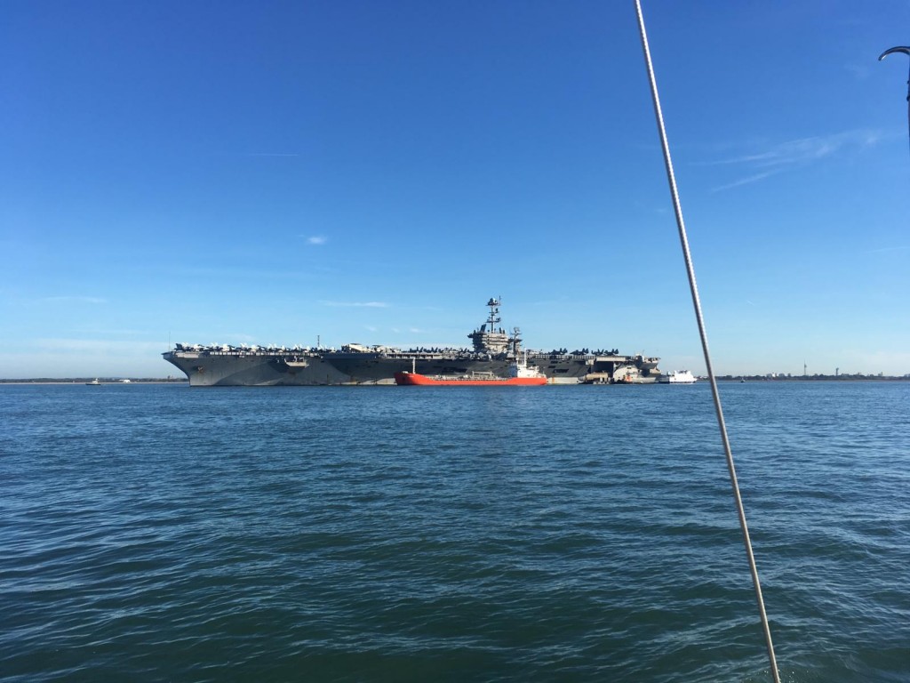 Could it have been this US Carrier spotted off UK waters recently?
