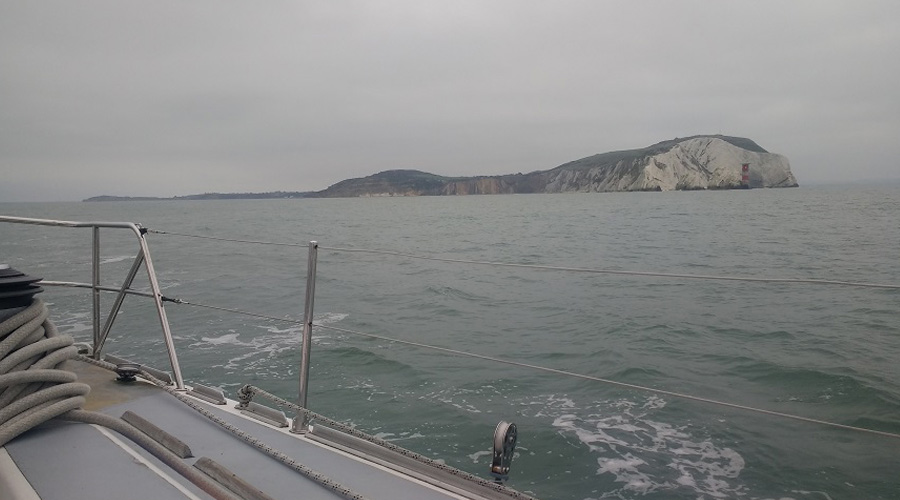 Porstmouth To Gran Canaria - Another Adventure Begins - Needles Isle of Wight