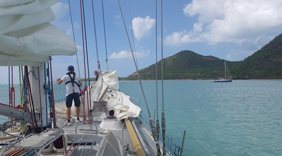 Challenger 4 Departs Jolly Harbour Antigua for Portsmouth