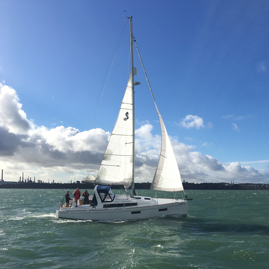 Sazerac sailing Southampton Water