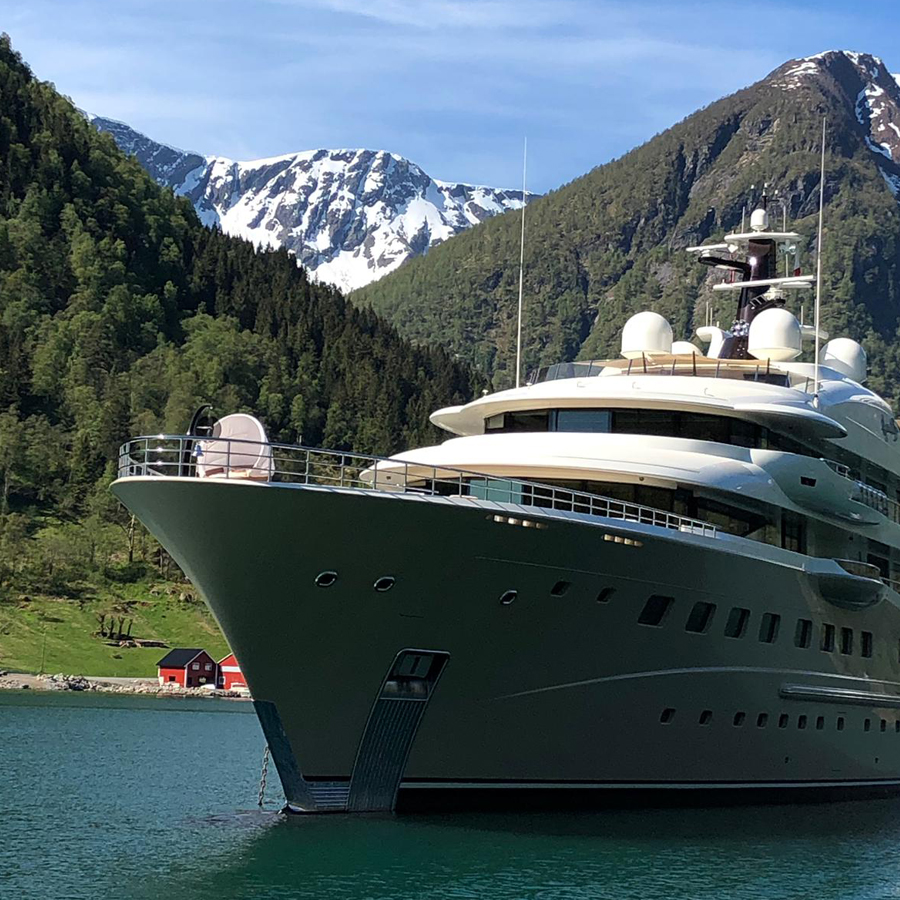 Bergen to Trondheim by luxury yacht
