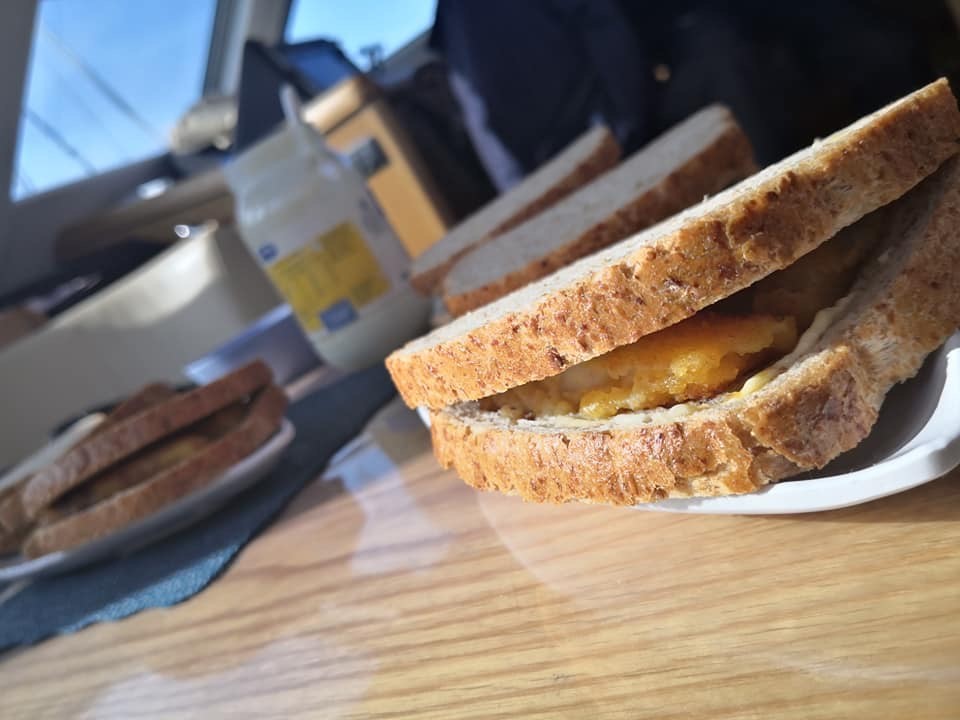 Fish finger sandwiches