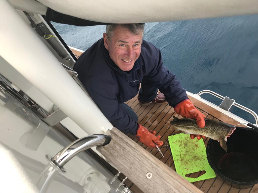 Steve with a haddock