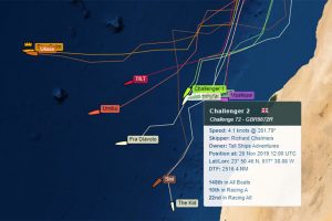 ARC-update-day-2-atlantic A map showing the position of the Boats Day 2