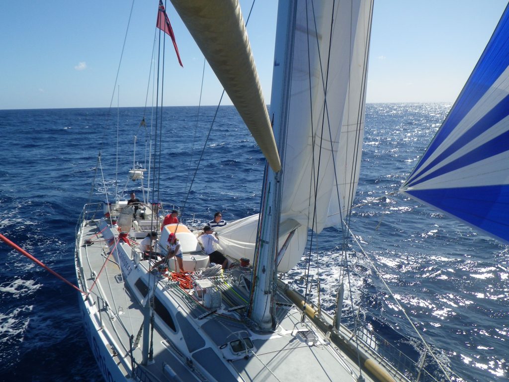 Image from the top of Challenger 2's mast