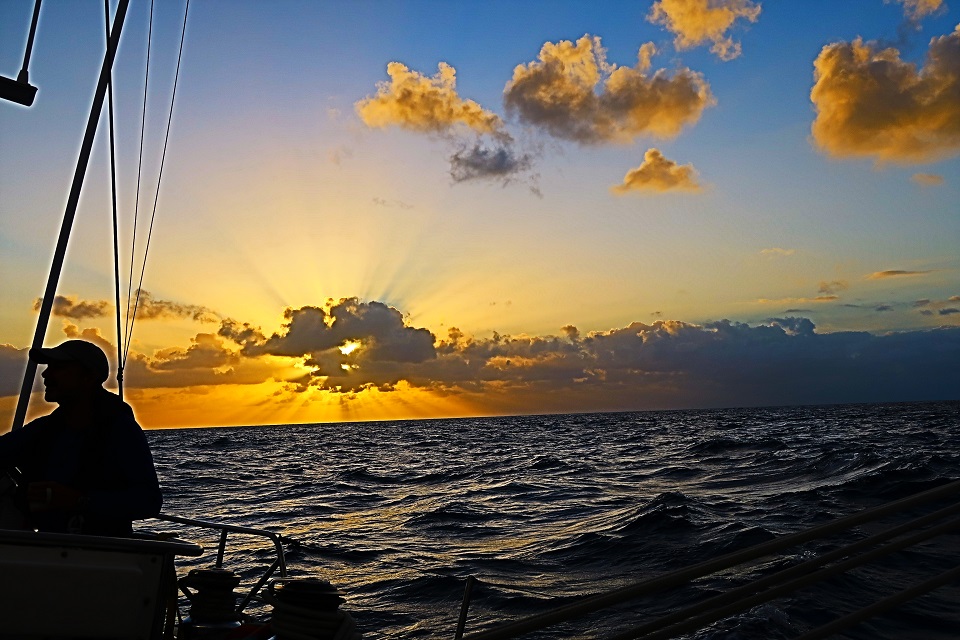 Sunset in the Atlantic