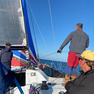 stunning sailing the solent