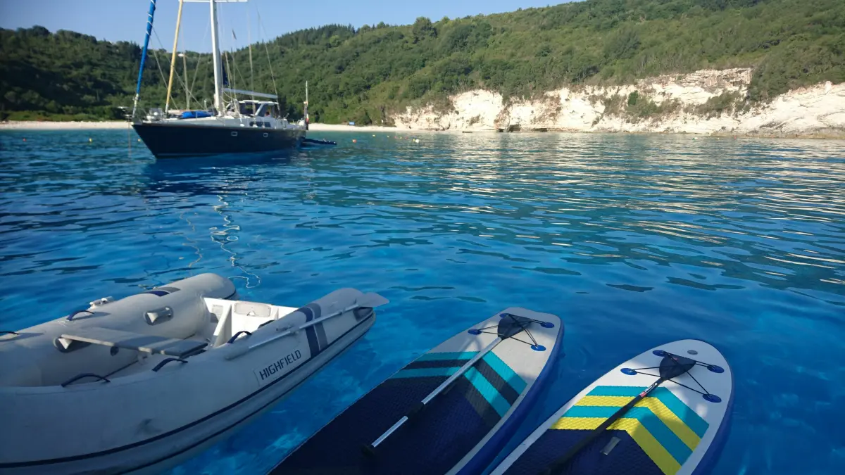 Mediterranean sailing conditions where tidal range is typically very small