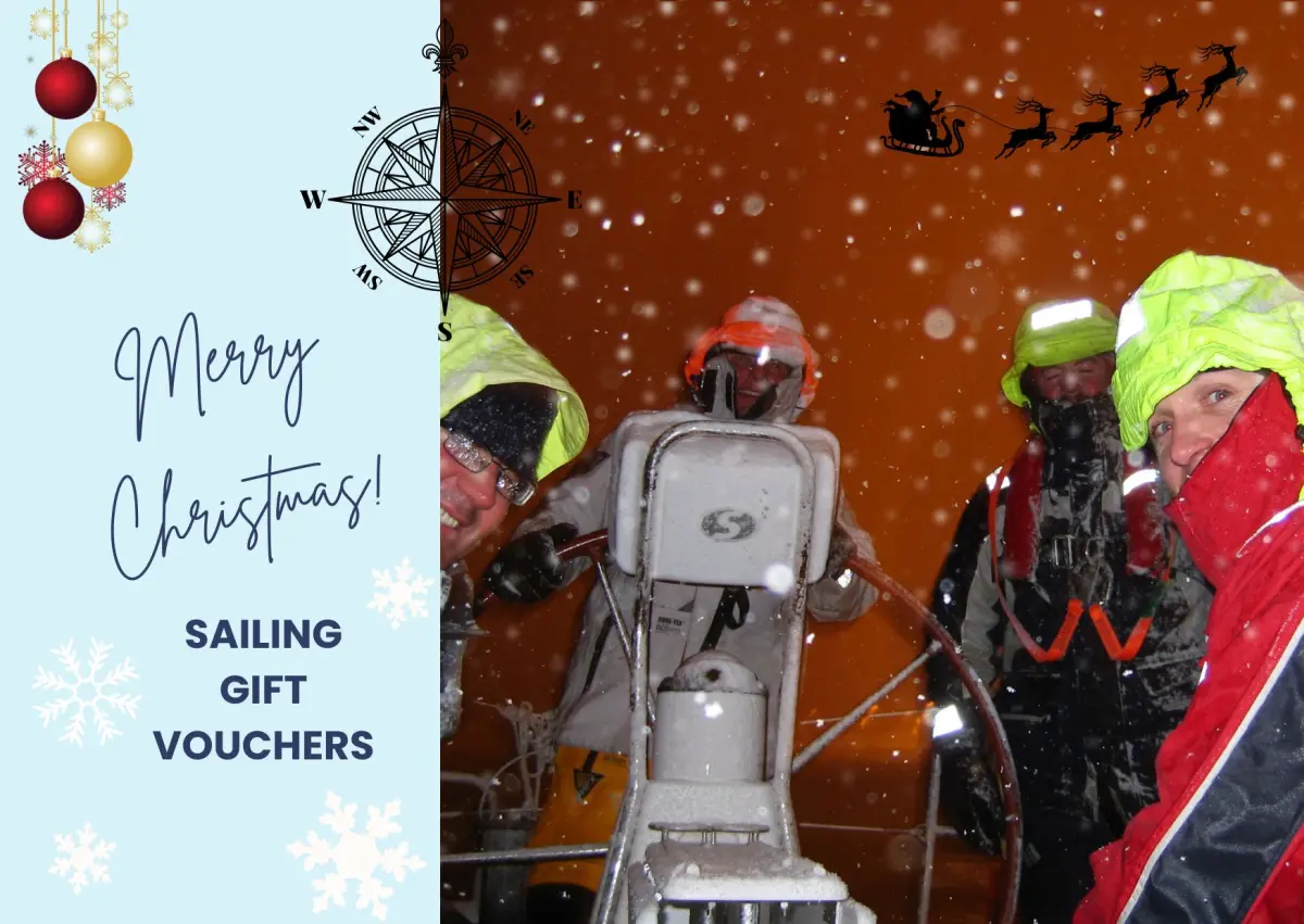 Sailing in the snow Christmas Sailing Voucher