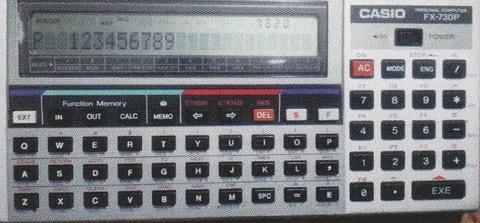 Old Casio Calculator used in sight reduction calculations