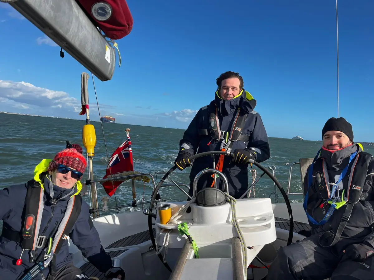 Easter mile building trip UK Channel crossing April