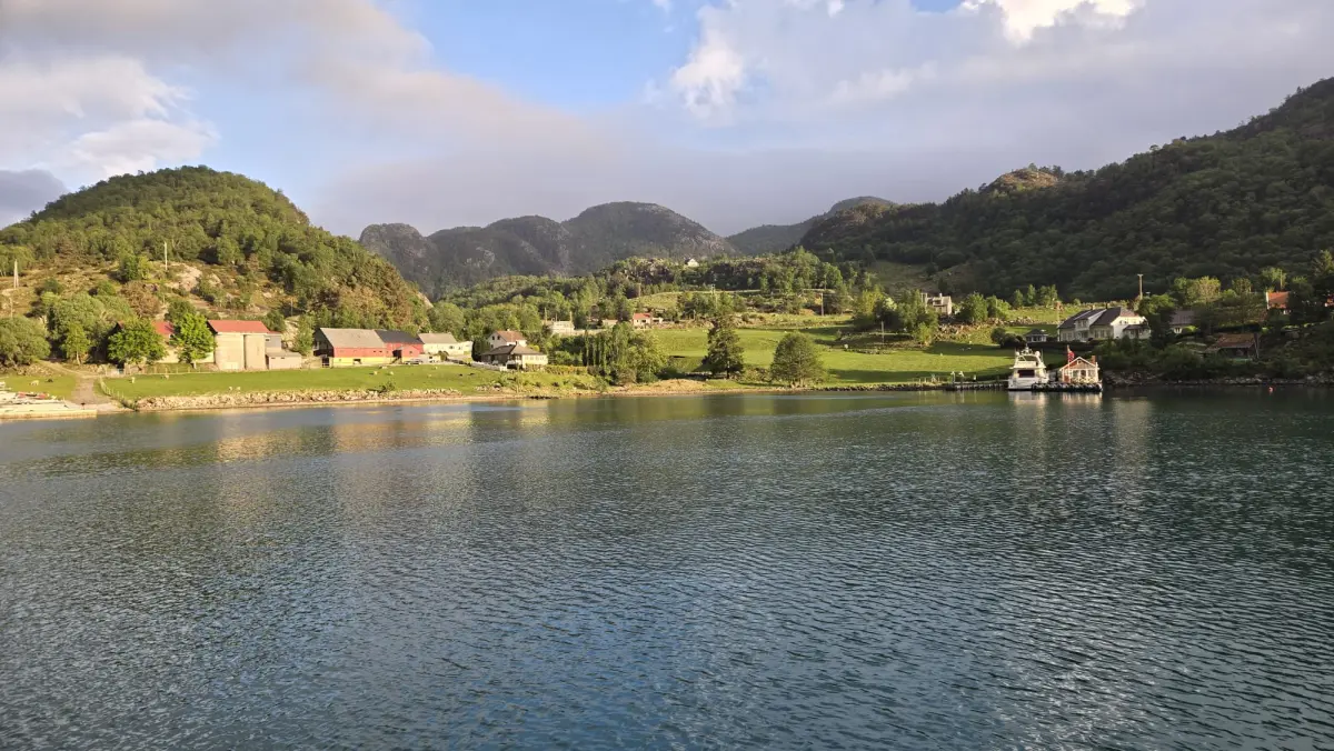Anchored off Trodalsvagen in the Fjords