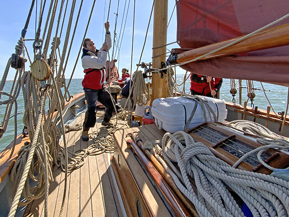 RYA Day Skipper Course on a Gaffer