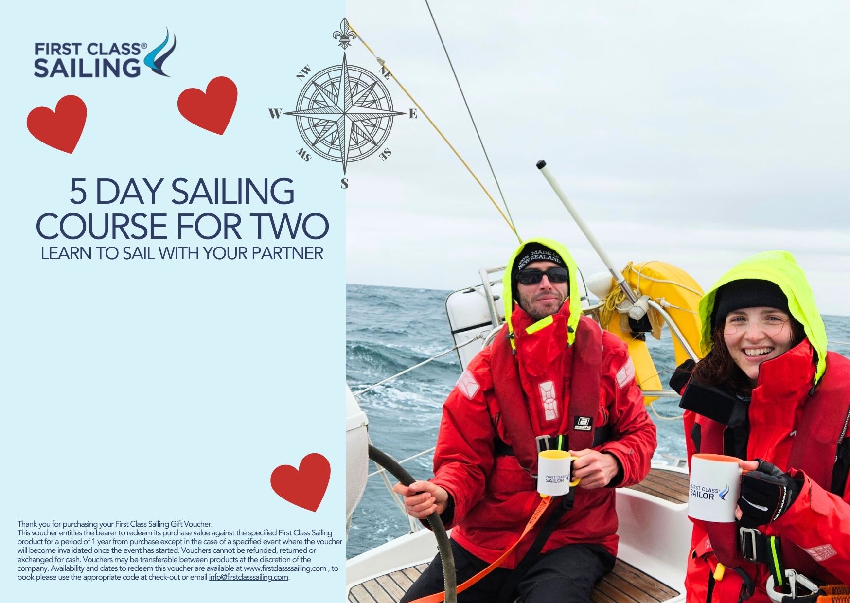 3: 5 Day Sailing Course for Two